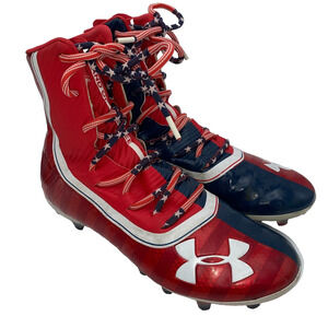 Under Armour Shoes Mens Size 8 Highlight Limited Edition USA Football Cleats